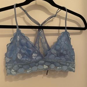 Blue bralette